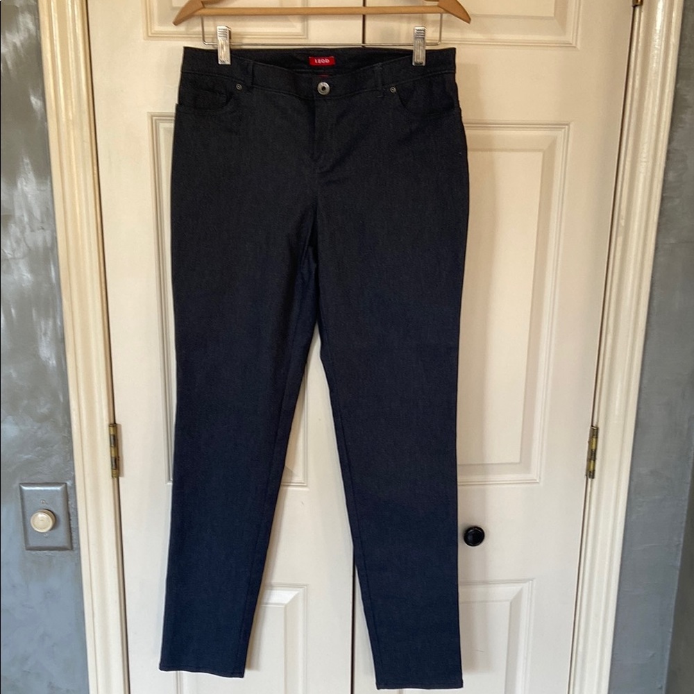 IZOD Dark Blue Trouser stretch Denim-look size 8